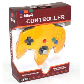 Mando compatible Nintendo 64 amarillo (nuevo)