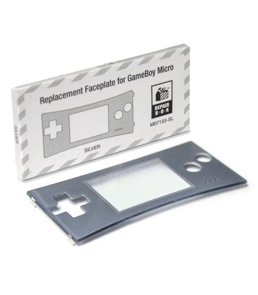 Frontal GameBoy Micro (plata)