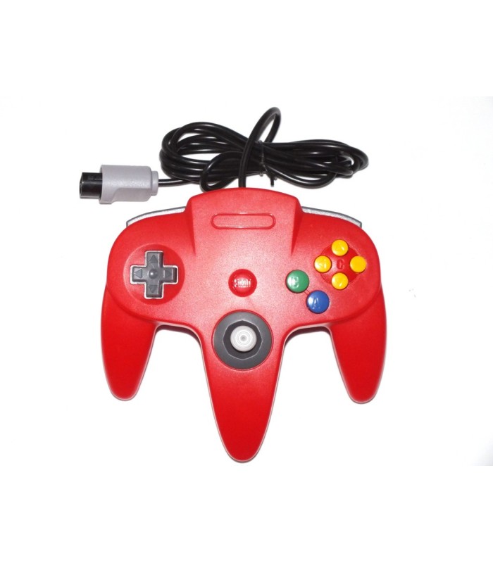 Mando compatible Nintendo 64 rojo (nuevo)