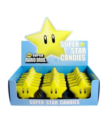 Lata Caramelos Estrella Super Mario