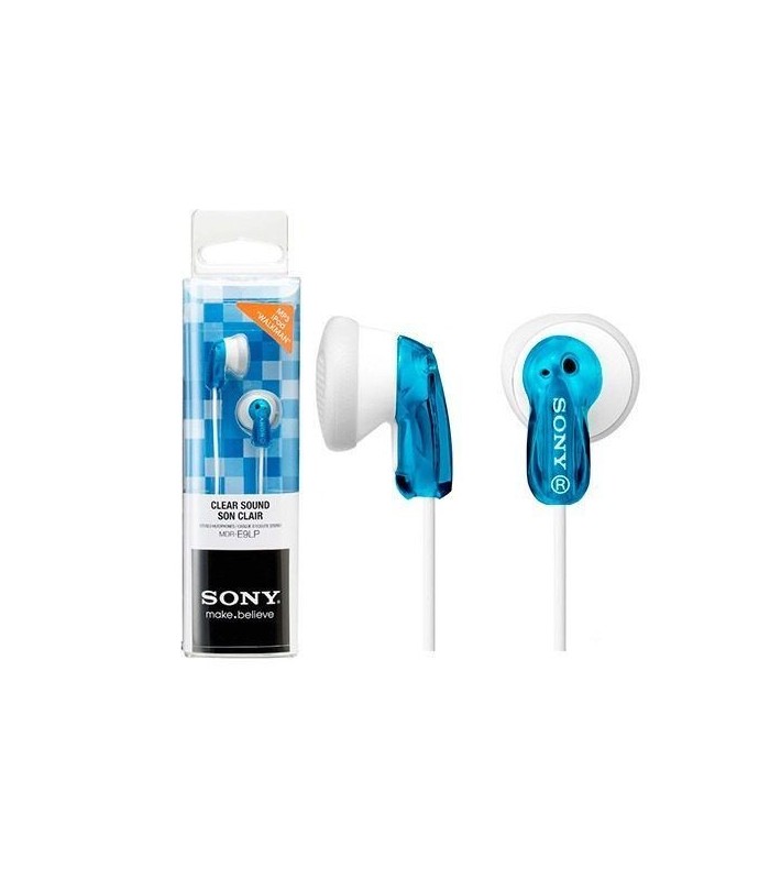 Auriculares botón Sony MDR-E9 azul