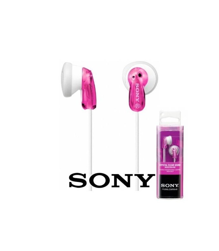 Auriculares botón Sony MDR-E9 rosa