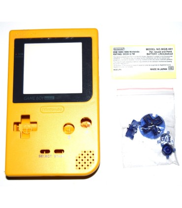 Carcasa GameBoy Pocket amarilla