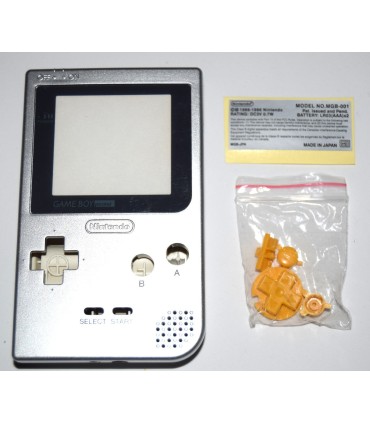Carcasa GameBoy Pocket plata
