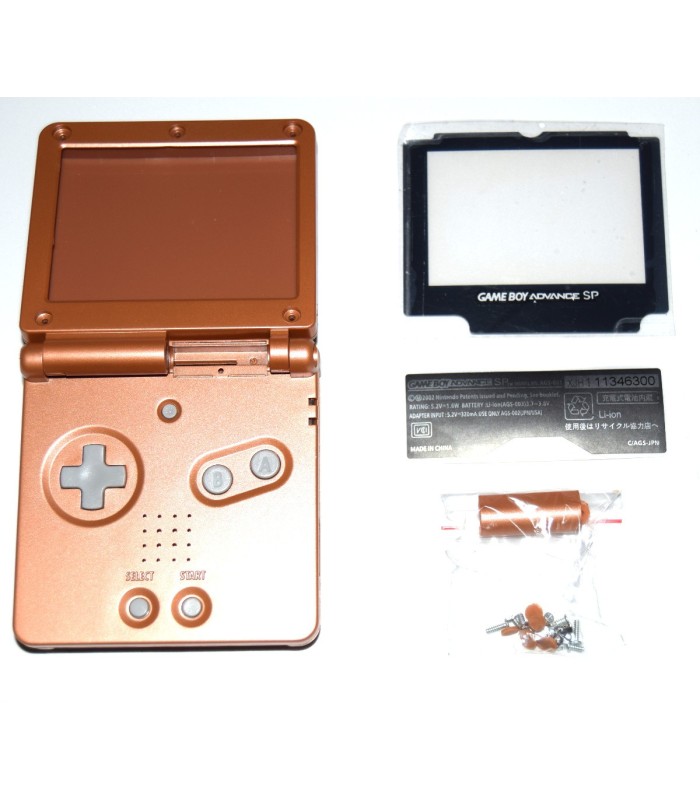 Carcasa GameBoy Advance SP Cobre Carcasa GameBoy Advance SP Cobre