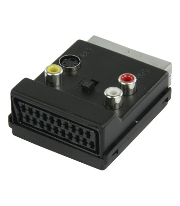 Adaptador SCART+RCA+S-Video a euroconector