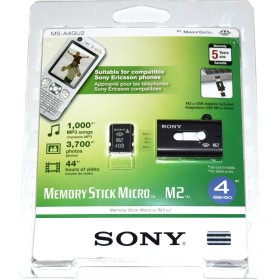 Tarjeta memoria Sony PSP Go Memory Stick M2 4Gb. + lector USB