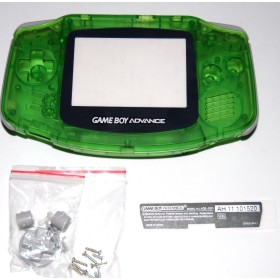 Carcasa GameBoy Advance Verde Transparente