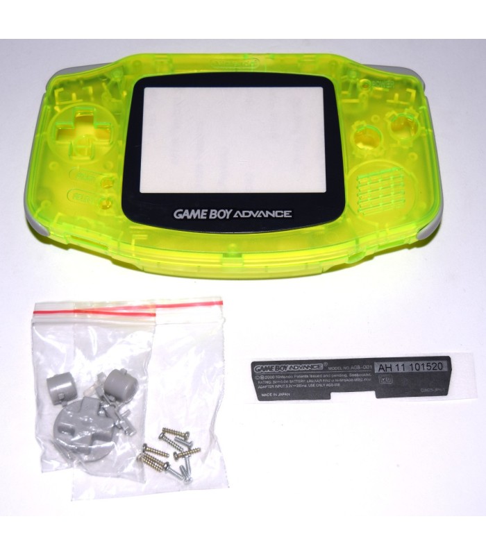 Carcasa GameBoy Advance Amarillo Transparente Carcasa GameBoy Advance Amarillo Transparente