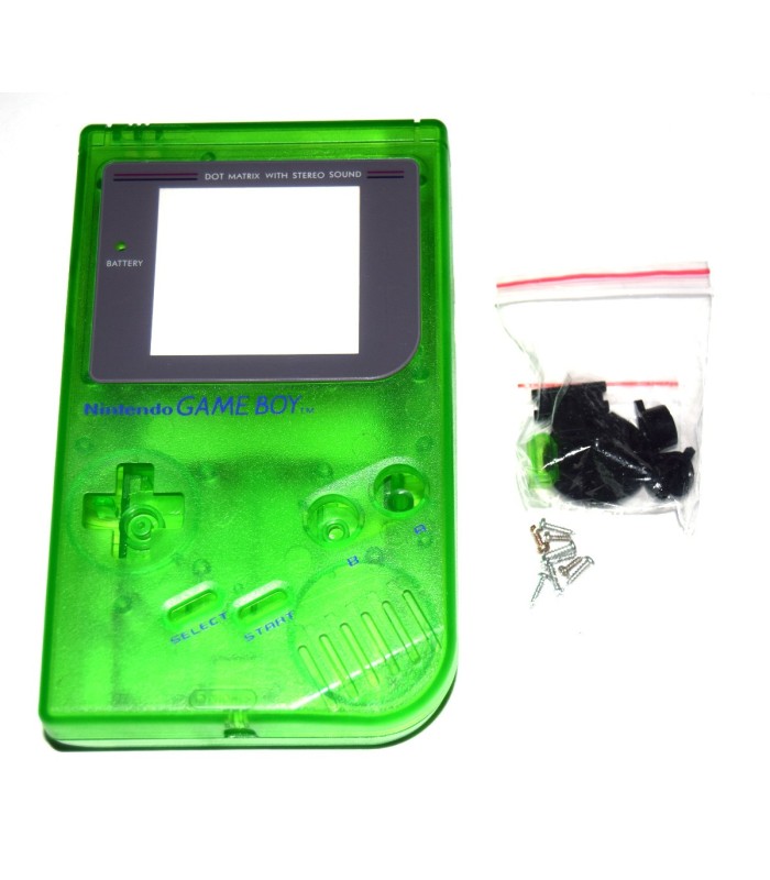 Carcasa GameBoy DMG-01 Verde Transparente Carcasa GameBoy DMG-01 Verde Transparente