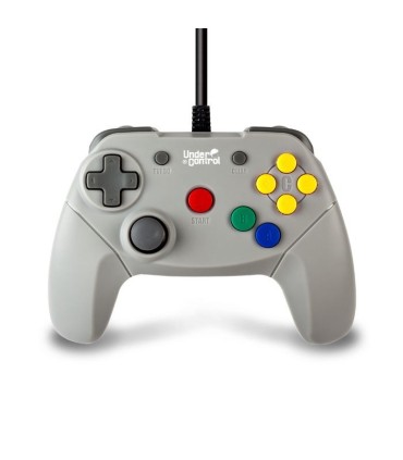 Mando compatible Nintendo 64 gris Under Control