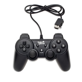 Mando compatible Wii/WiiU negro tipo Playstation
