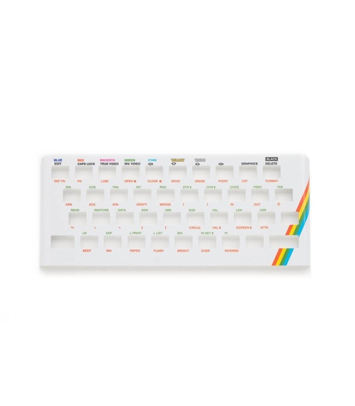 Chapa superior ZX Spectrum 16k/48k blanca Chapa superior ZX Spectrum 16k/48k blanca