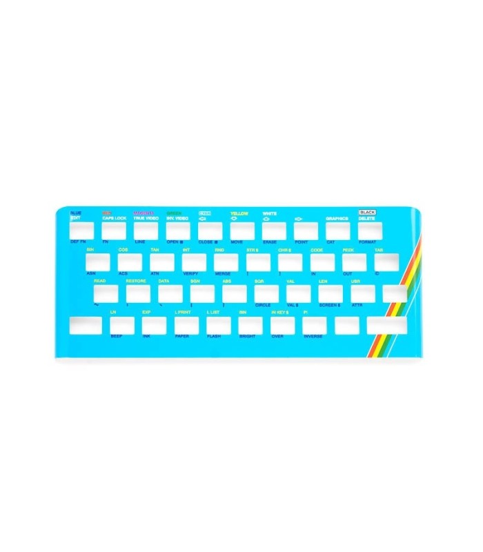 Chapa superior ZX Spectrum 16k/48k cian Chapa superior ZX Spectrum 16k/48k cian