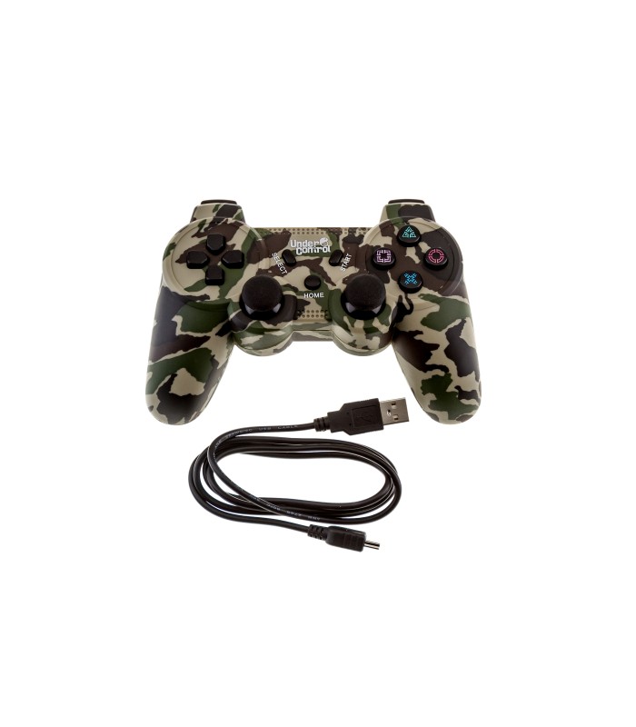 Mando inalámbrico compatible Playstation 3 camuflaje Mando inalámbrico compatible Playstation 3 camuflaje