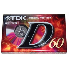 Cinta de Cassette vírgen TDK D60