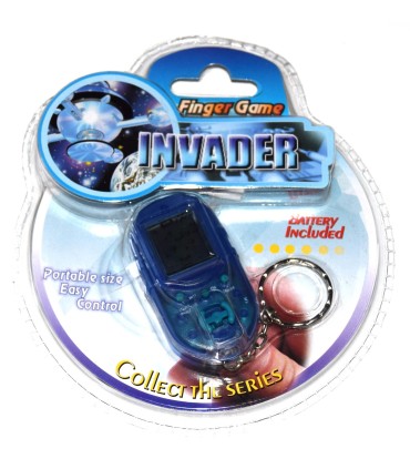 Consola llavero tipo Game & Watch Finger Game Invader