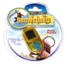 Consola llavero tipo Game & Watch Finger Game Snowboard