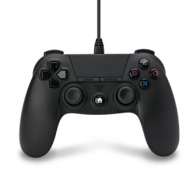 Mando compatible Playstation 4 con cable (negro)