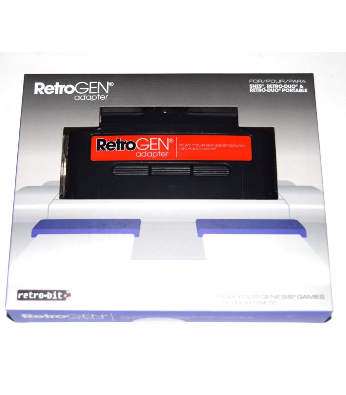 Adaptador juegos megadrive en SNES Retrogen Adaptador juegos megadrive en SNES Retrogen