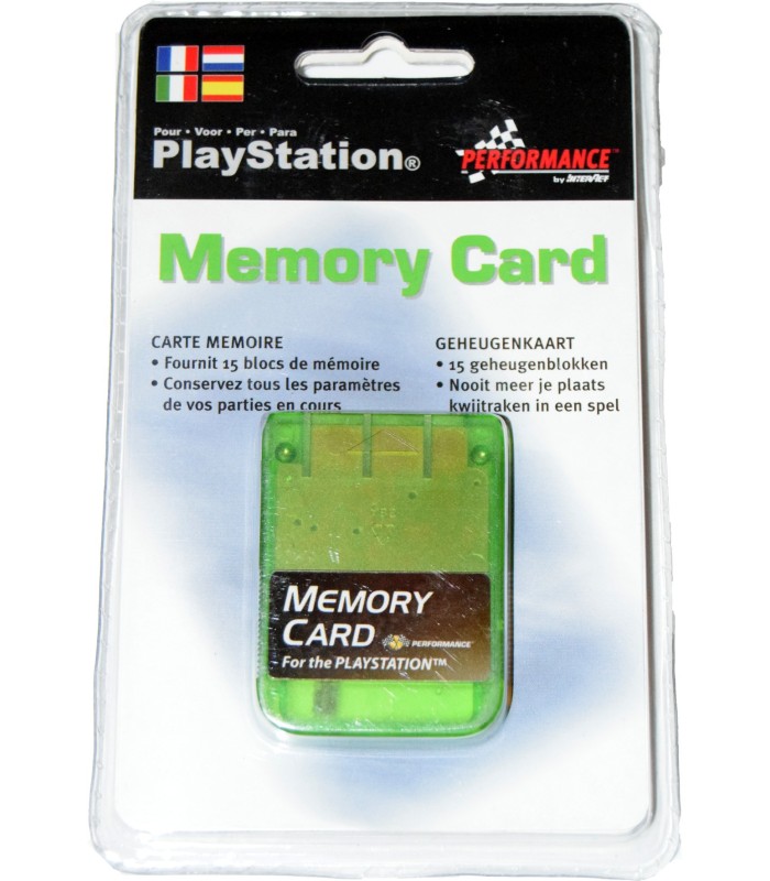 Memory Card compatible Playstation 1 MB. verde Memory Card compatible Playstation 1 MB. verde