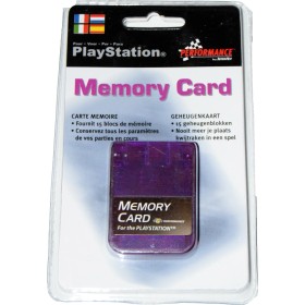 Memory Card compatible Playstation 1 MB. morada