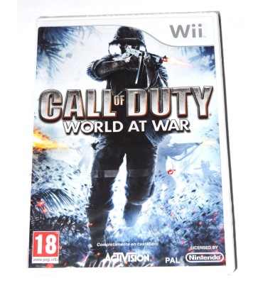 Juego Wii Call of Duty World at War (nuevo)
