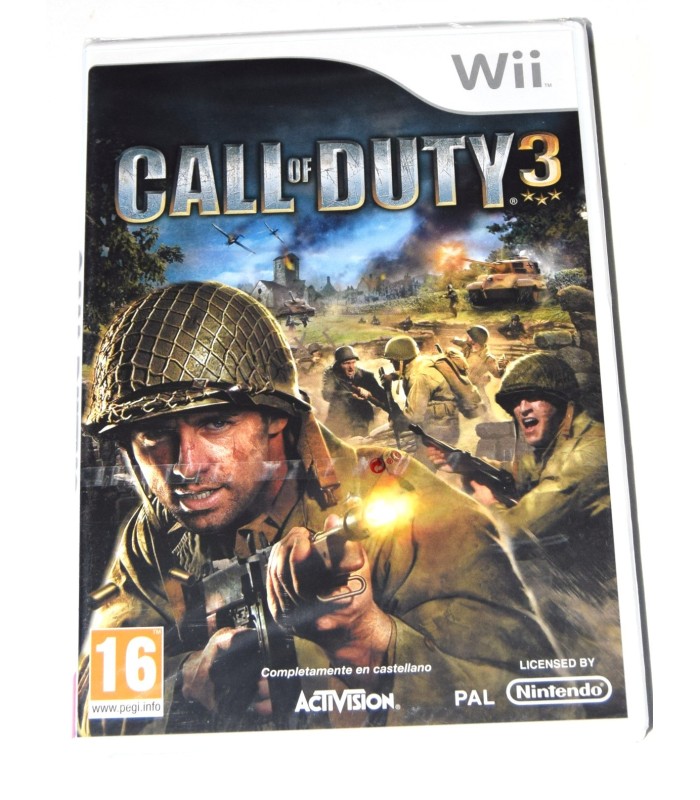 Juego Wii Call of Duty 3 (nuevo)