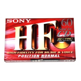 Cinta de Cassette vírgen Sony HF60