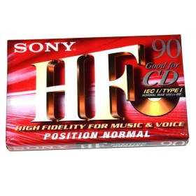 Cinta de Cassette vírgen Sony HF90