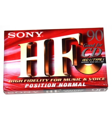 Cinta de Cassette vírgen Sony HF90