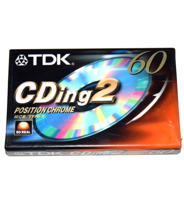 Cinta de Cassette vírgen TDK CDing2
