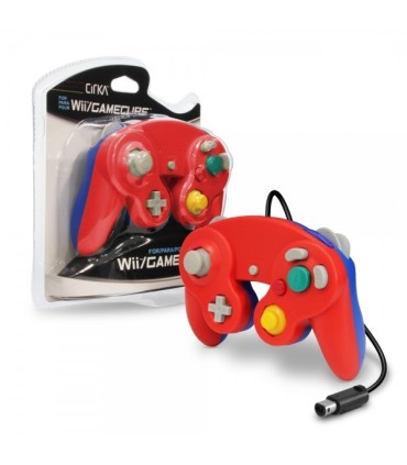 Mando compatible Gamecube/Wii rojo/azul