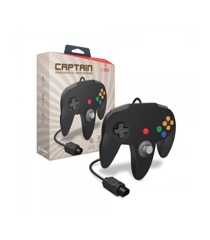 Mando Nintendo 64 Captain negro Mando Nintendo 64 Captain negro