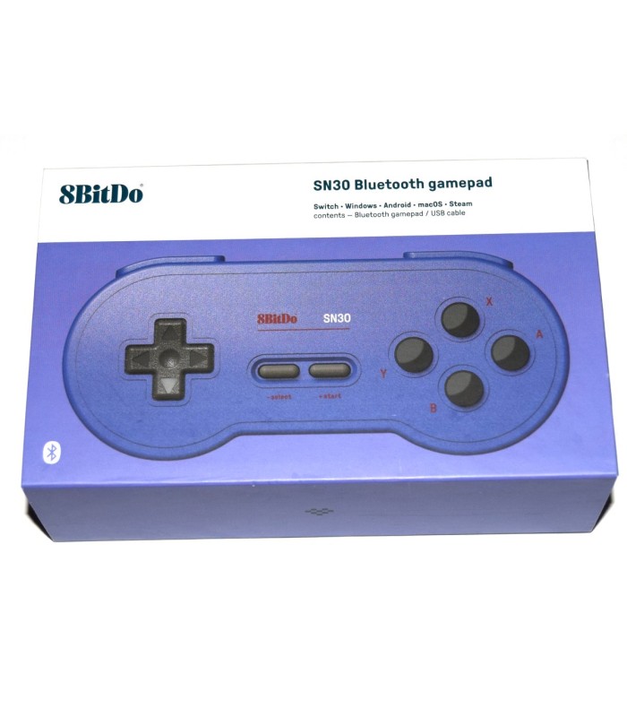 Mando Bluetooth SN30 8Bitdo azul