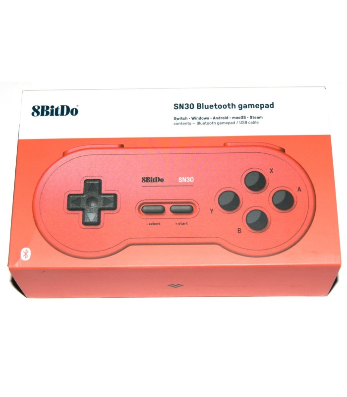 Mando Bluetooth SN30 8Bitdo rojo Mando Bluetooth SN30 8Bitdo rojo