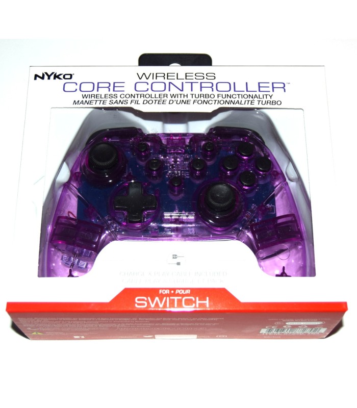 Mando Pro compatible Switch Bluetooth Nyko morado/blanco Mando Pro compatible Switch Bluetooth Nyko morado/blanco