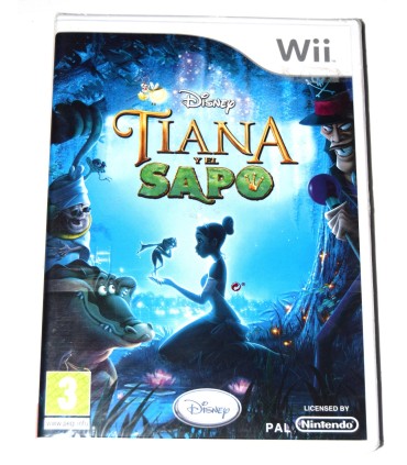 Juego Wii Tiana y el Sapo (nuevo)