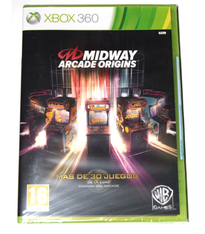 Juego Xbox 360 Midway Arcade Origins (nuevo)