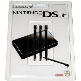 Pack oficial punteros DS Lite negro (nuevo)