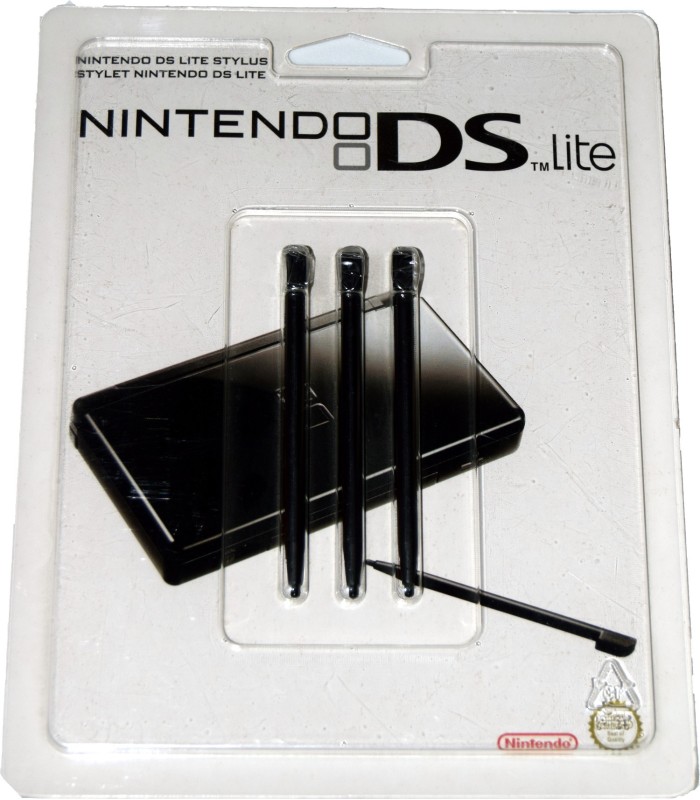 Pack oficial punteros DS Lite negro (nuevo)
