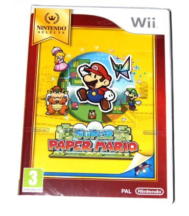 Juego Wii Super Paper Mario  (nuevo)