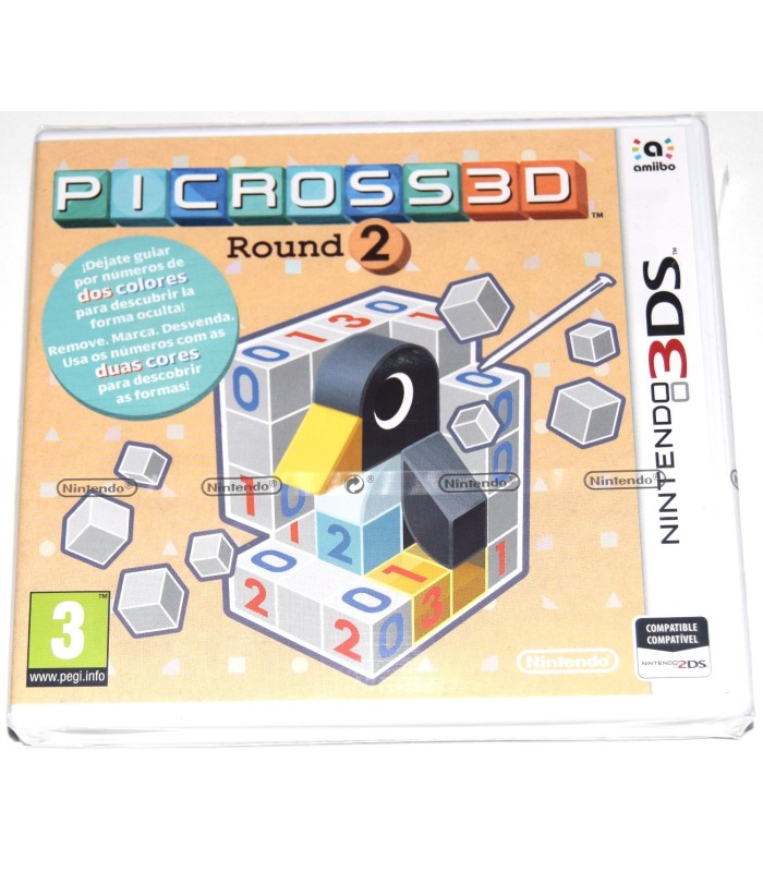 Juego Nintendo 3DS Picross 3D Round 2 (nuevo)