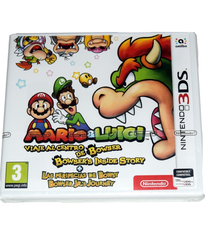 Juego Nintendo 3DS Mario & Luigi: Viaje Al Centro De Bowser + Las Peripecias De Bowser  (nuevo)