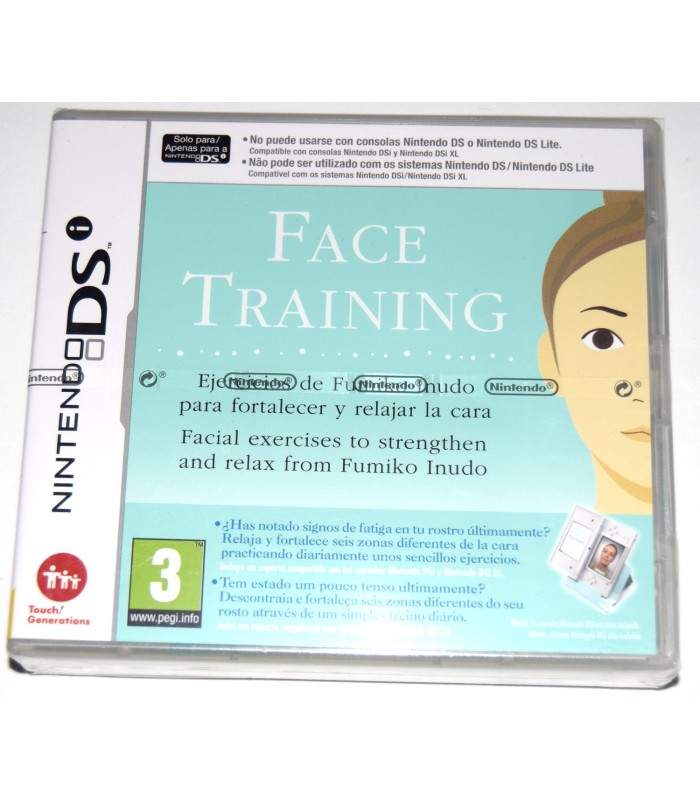 Juego Nintendo DS Face Training (nuevo)