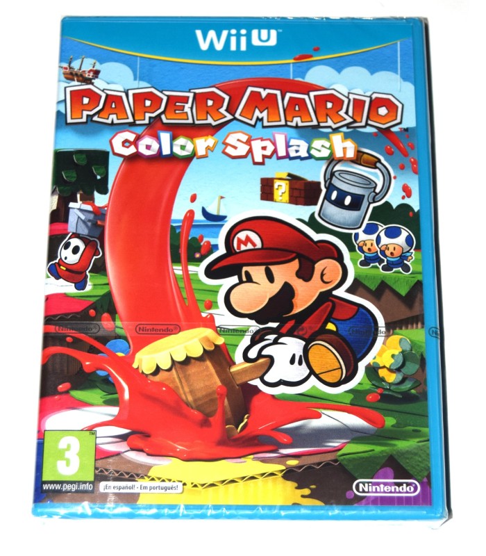 Juego WiiU Paper Mario Color Splash Juego WiiU Paper Mario Color Splash