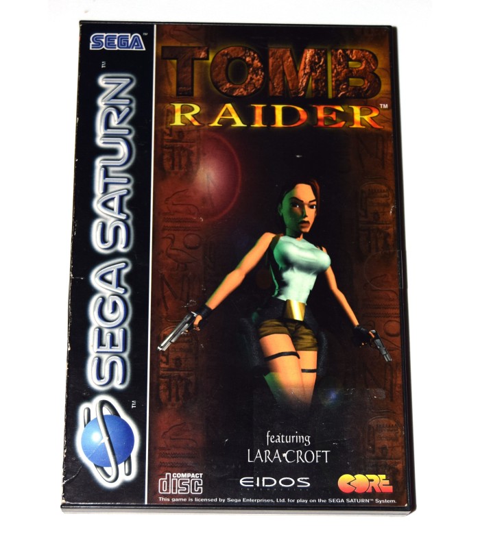 Juego Saturn Tomb Raider (segunda mano)