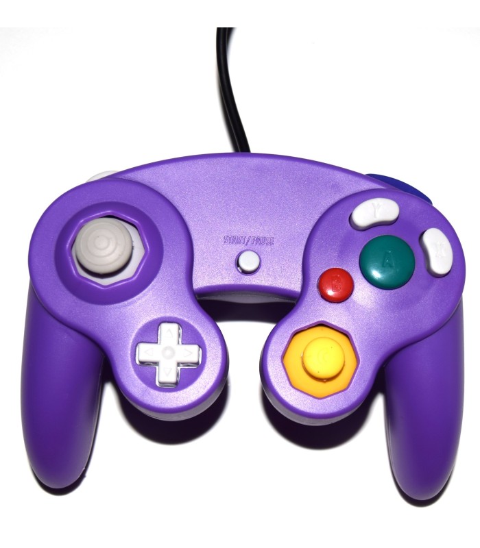 Mando compatible Gamecube/Wii violeta