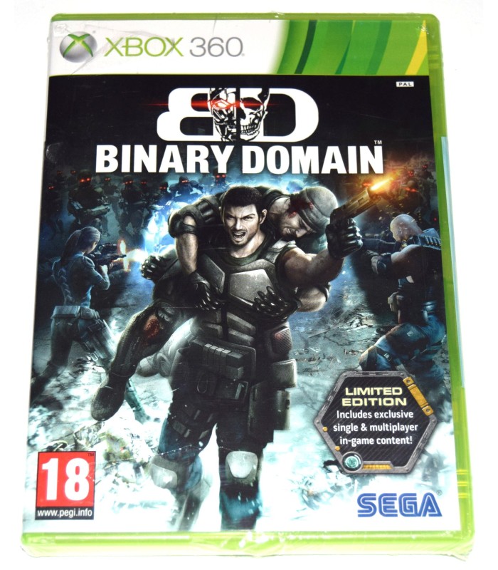 Juego Xbox 360 Binary Domain Limited Edition (nuevo)