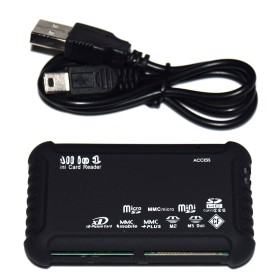 Lector de tarjetas de memoria USB Nuevo CF/SD/microSD/xD/MMC/MS 6 en 1